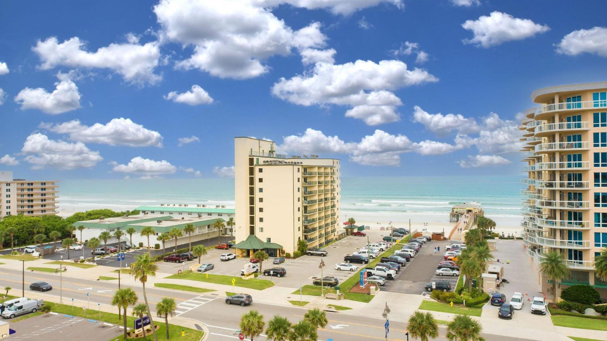 Ocean Views From Your Private Balcony! Sunglow Resort 606 By Brightwild Daytona Beach Shores المظهر الخارجي الصورة