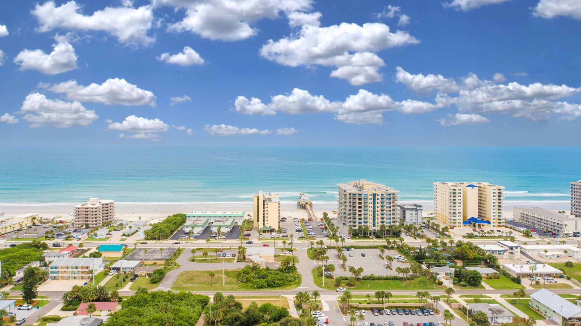 Ocean Views From Your Private Balcony! Sunglow Resort 606 By Brightwild Daytona Beach Shores المظهر الخارجي الصورة