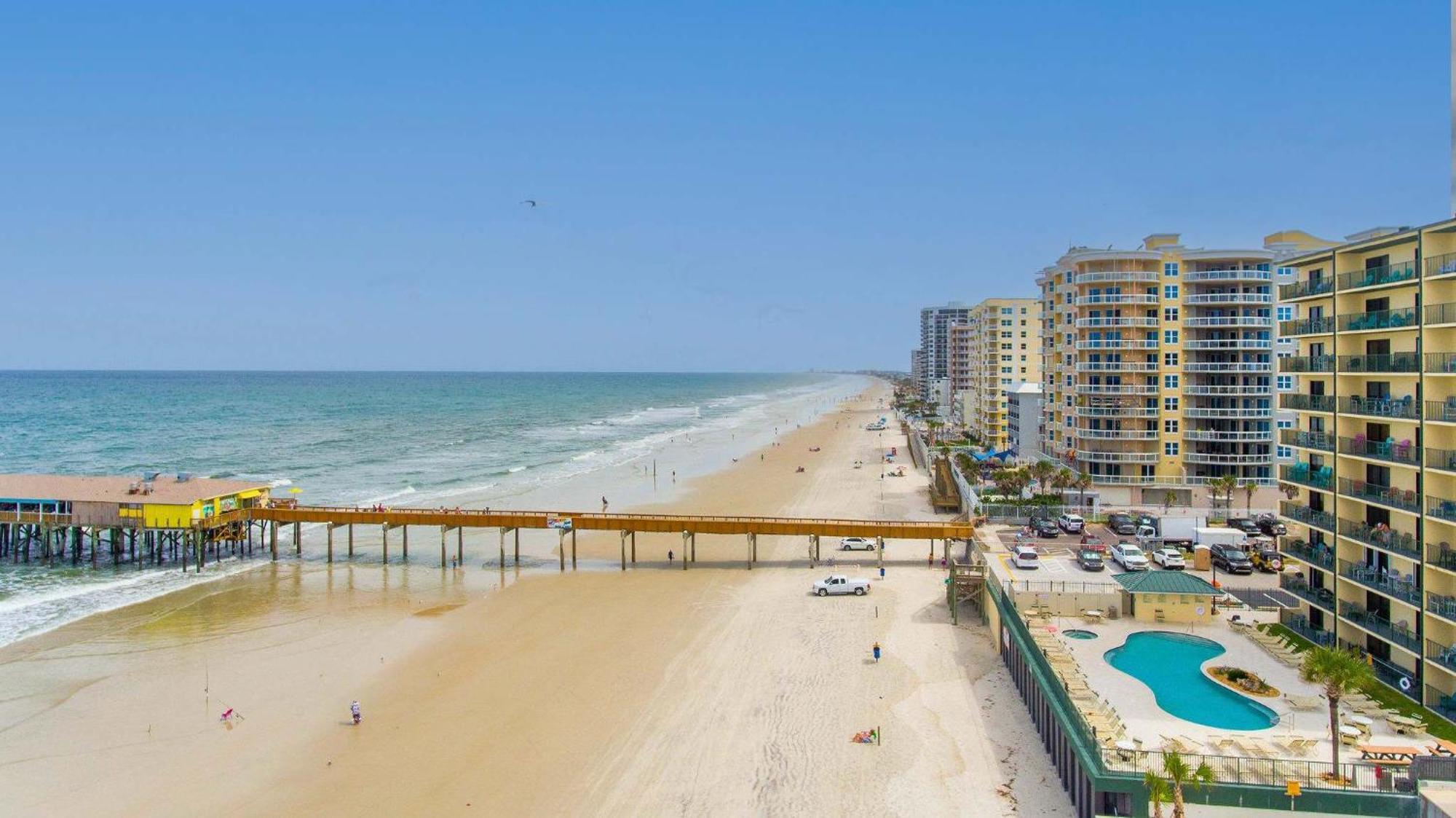 Ocean Views From Your Private Balcony! Sunglow Resort 606 By Brightwild Daytona Beach Shores المظهر الخارجي الصورة